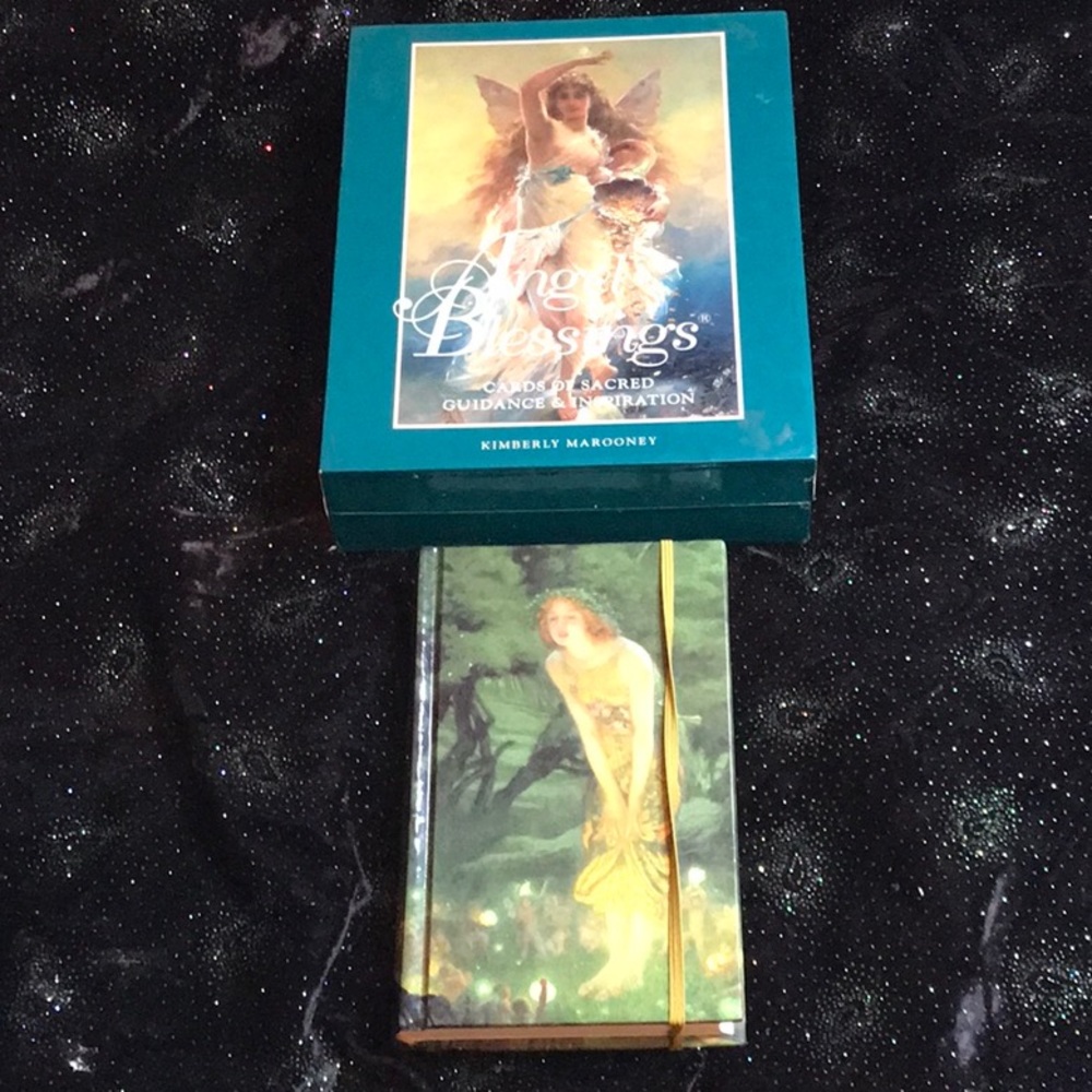 Not read Angel Blessing Cards Guidance & Inspiration & Angel Box Set & journal